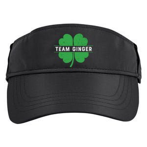 Funny Team Ginger Patricks Day Adult Drive Performance Visor