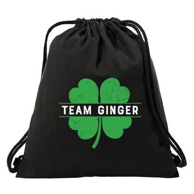 Funny Team Ginger Patricks Day Drawstring Bag