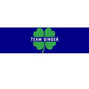 Funny Team Ginger Patricks Day Bumper Sticker