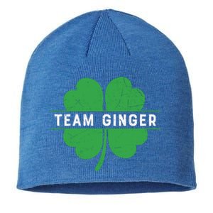 Funny Team Ginger Patricks Day Sustainable Beanie