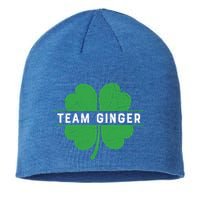 Funny Team Ginger Patricks Day Sustainable Beanie