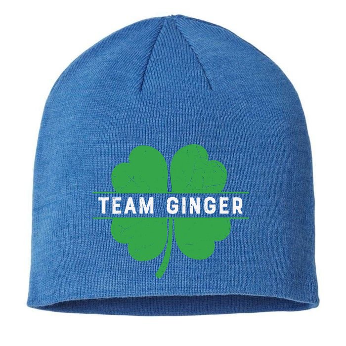 Funny Team Ginger Patricks Day Sustainable Beanie