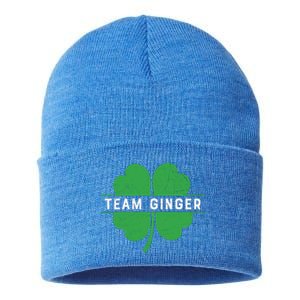 Funny Team Ginger Patricks Day Sustainable Knit Beanie