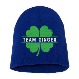 Funny Team Ginger Patricks Day Short Acrylic Beanie