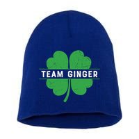 Funny Team Ginger Patricks Day Short Acrylic Beanie