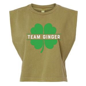 Funny Team Ginger Patricks Day Garment-Dyed Women's Muscle Tee