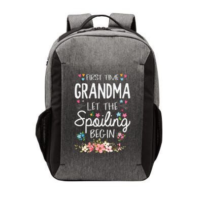 First Time Grandma Let The Spoiling Begin Grandmother Vector Backpack