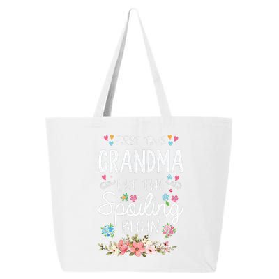 First Time Grandma Let The Spoiling Begin Grandmother 25L Jumbo Tote