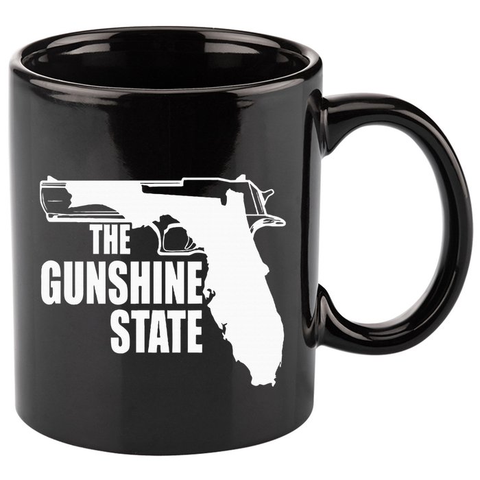 Florida The Gunshine State 11oz C Handle Ceramic Mug
