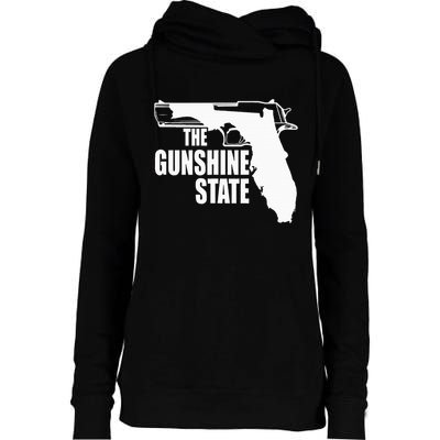 Florida The Gunshine State Womens Funnel Neck Pullover Hood