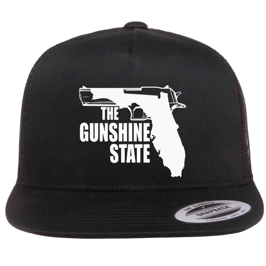 Florida The Gunshine State Flat Bill Trucker Hat