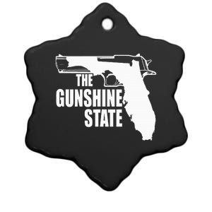 Florida The Gunshine State Ceramic Star Ornament