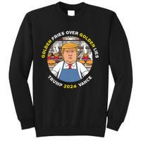 Funny Trump Golden Fries Over Golden Lies Trump Vance 2024 Sweatshirt