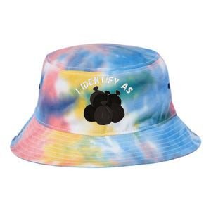 Funny Trash Garbage Bag Design Tie Dye Newport Bucket Hat