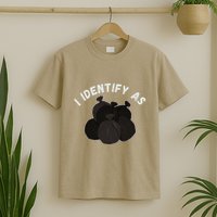 Funny Trash Garbage Bag Design T-Shirt