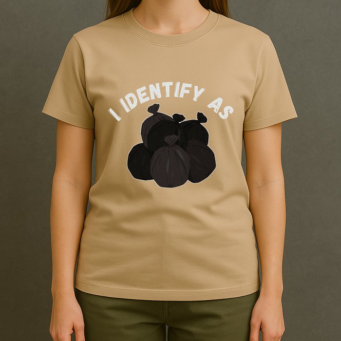 Funny Trash Garbage Bag Design T-Shirt