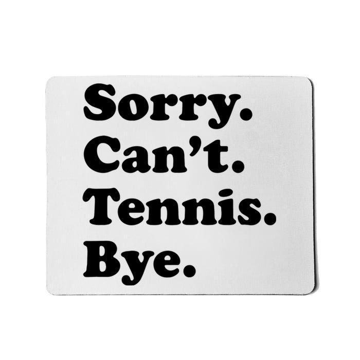 Funny Tennis Gift Mousepad