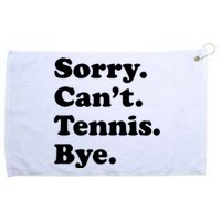 Funny Tennis Gift Grommeted Golf Towel