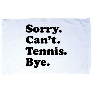 Funny Tennis Gift Microfiber Hand Towel