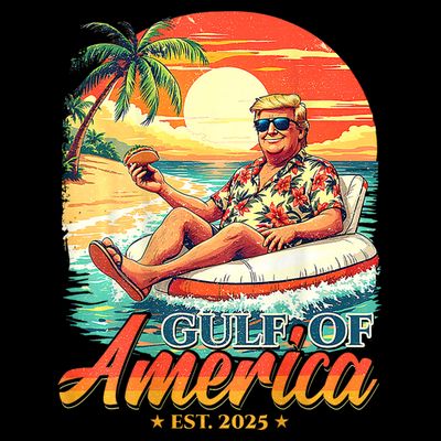 Funny Trump Gulf Of Us America Est 2025  T-Shirt