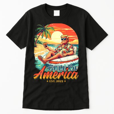 Funny Trump Gulf Of Us America Est 2025  Tall T-Shirt