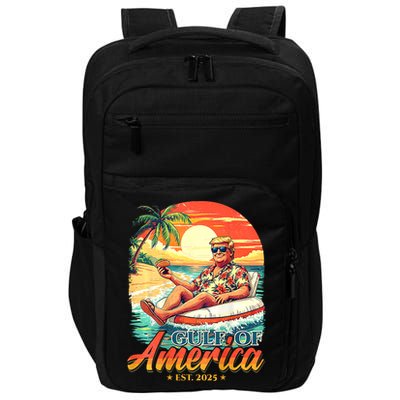 Funny Trump Gulf Of Us America Est 2025  Impact Tech Backpack