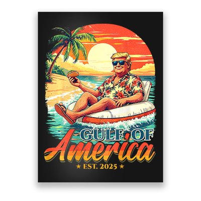 Funny Trump Gulf Of Us America Est 2025  Poster