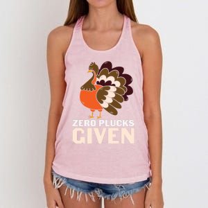 Funny Thanksgiving Grateful Thankful Blessed Family Cute Gift Women's Knotted Racerback Tank