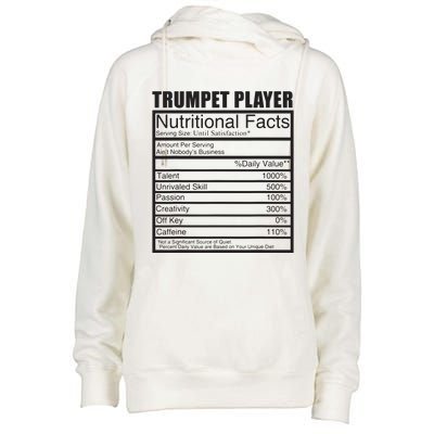 Funny Trumpet Gift For Trumpet Player Womens Funnel Neck Pullover Hood