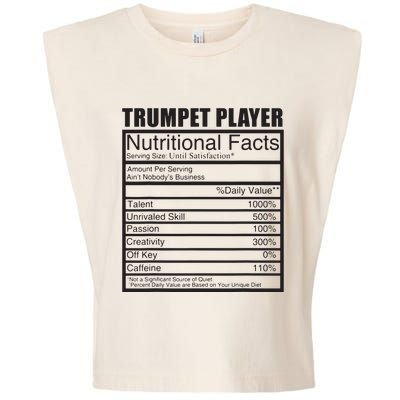 Funny Trumpet Gift For Trumpet Player Garment-Dyed Women's Muscle Tee