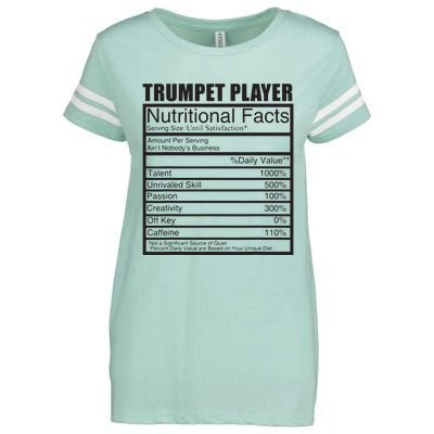 Funny Trumpet Gift For Trumpet Player Enza Ladies Jersey Football T-Shirt