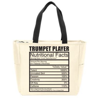 Funny Trumpet Gift For Trumpet Player Zip Tote Bag