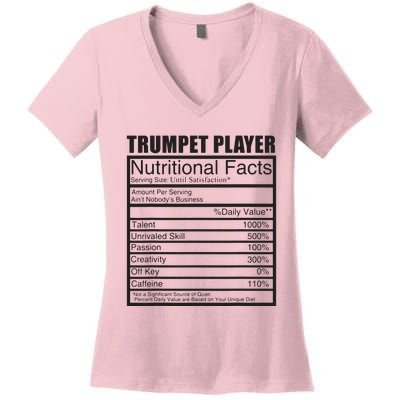 Funny Trumpet Gift For Trumpet Player Women's V-Neck T-Shirt