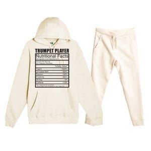 Funny Trumpet Gift For Trumpet Player Premium Hooded Sweatsuit Set