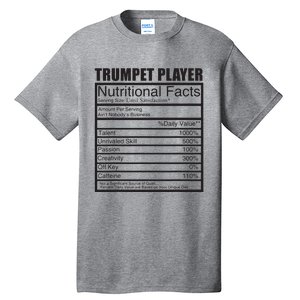 Funny Trumpet Gift For Trumpet Player Tall T-Shirt