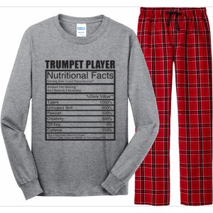 Funny Trumpet Gift For Trumpet Player Long Sleeve Pajama Set