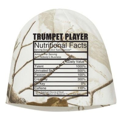 Funny Trumpet Gift For Trumpet Player Kati - Camo Knit Beanie