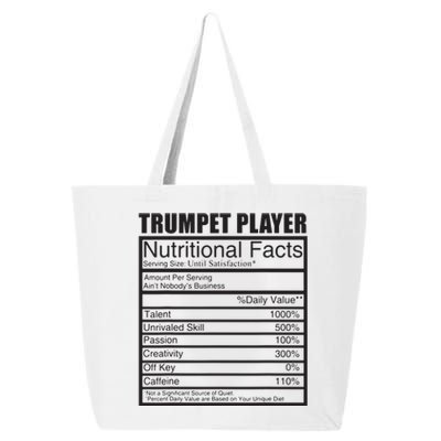 Funny Trumpet Gift For Trumpet Player 25L Jumbo Tote