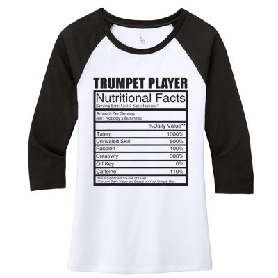 Funny Trumpet Gift For Trumpet Player Women's Tri-Blend 3/4-Sleeve Raglan Shirt