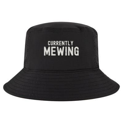 Funny That Go Hard Currently Mewing Cool Comfort Performance Bucket Hat
