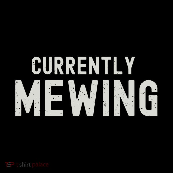 Funny That Go Hard Currently Mewing Hoodie