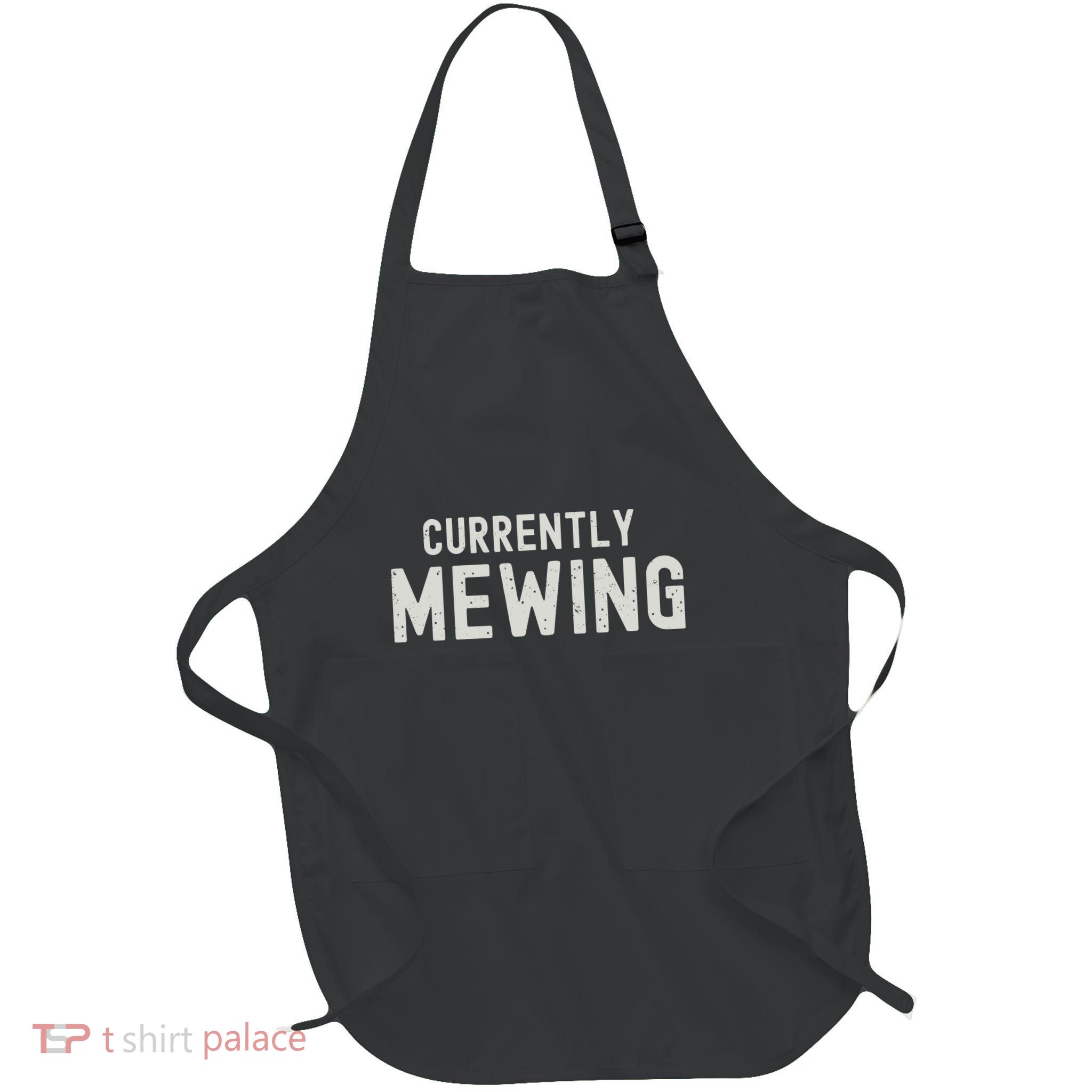 Funny That Go Hard Currently Mewing Apron