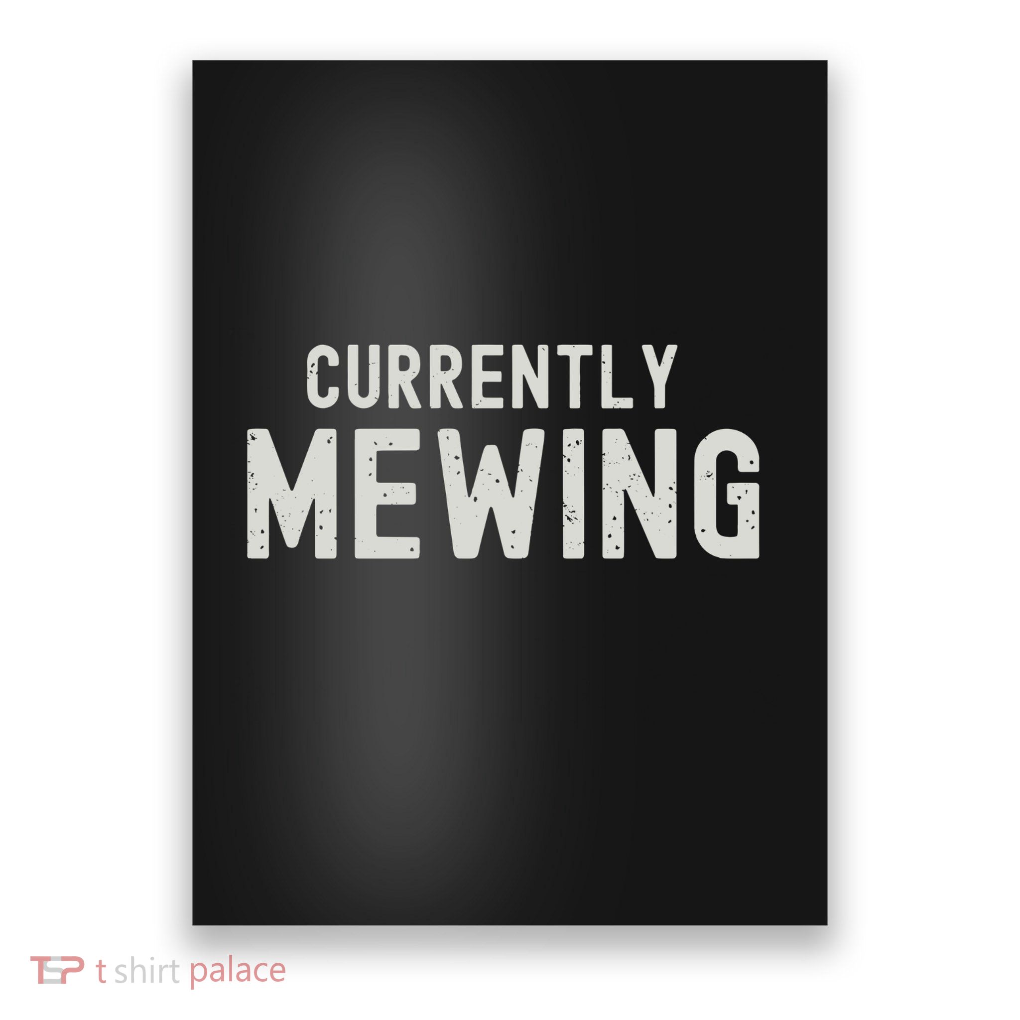 Funny That Go Hard Currently Mewing Poster
