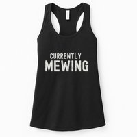 Funny That Go Hard Currently Mewing Womens Tank Top