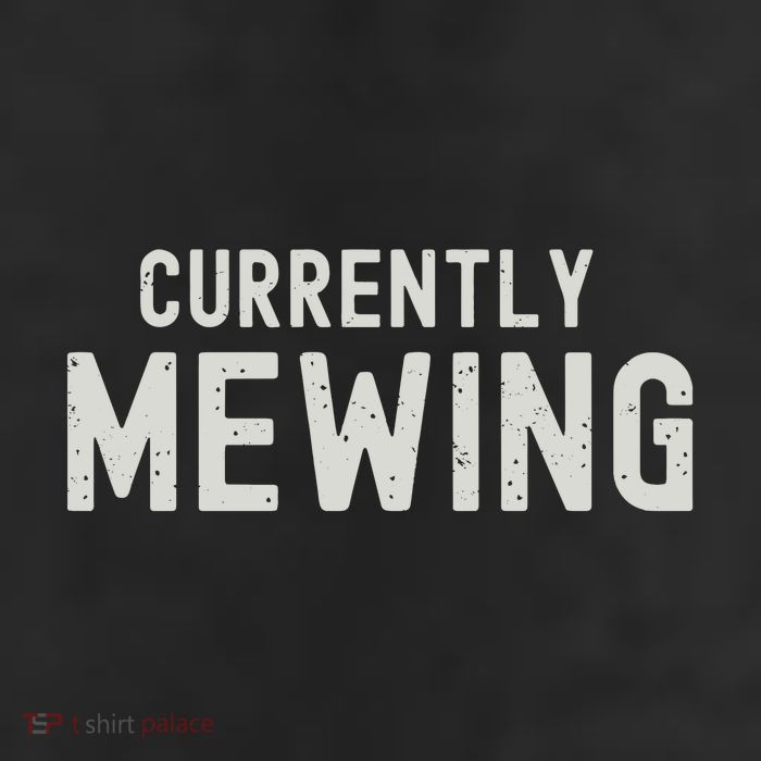 Funny That Go Hard Currently Mewing Trucker Hat