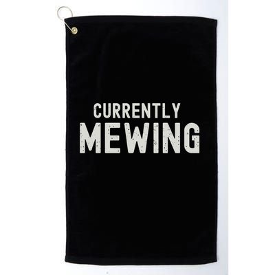 Funny That Go Hard Currently Mewing Golf Towel