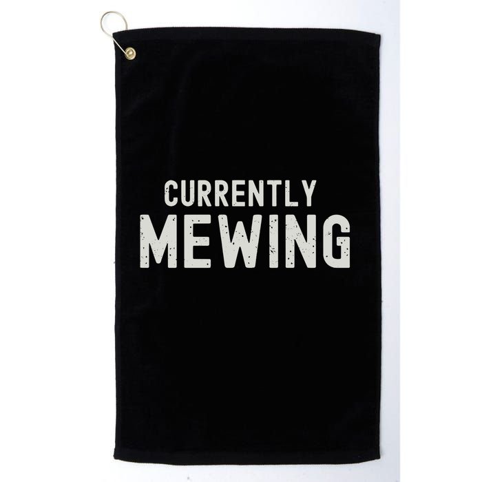 Funny That Go Hard Currently Mewing Golf Towel