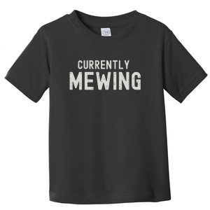 Funny That Go Hard Currently Mewing Toddler T-Shirt