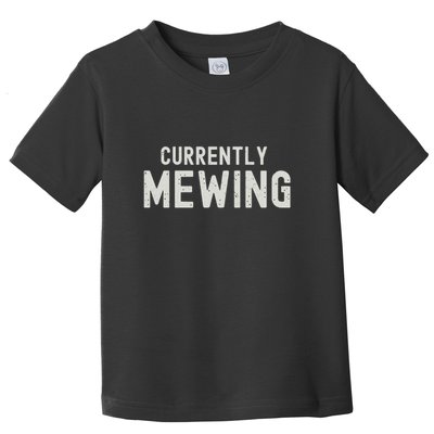 Funny That Go Hard Currently Mewing Toddler T-Shirt