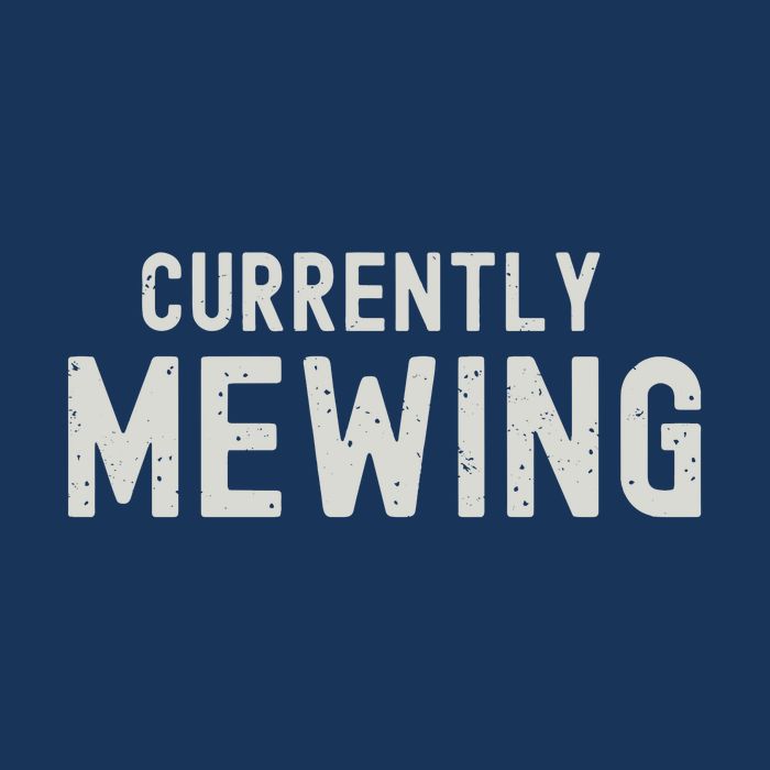 Funny That Go Hard Currently Mewing Infant Baby Jersey Bodysuit